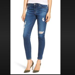 AG-ED denim the legging ankle super skinny ankle distressed - Size 28R